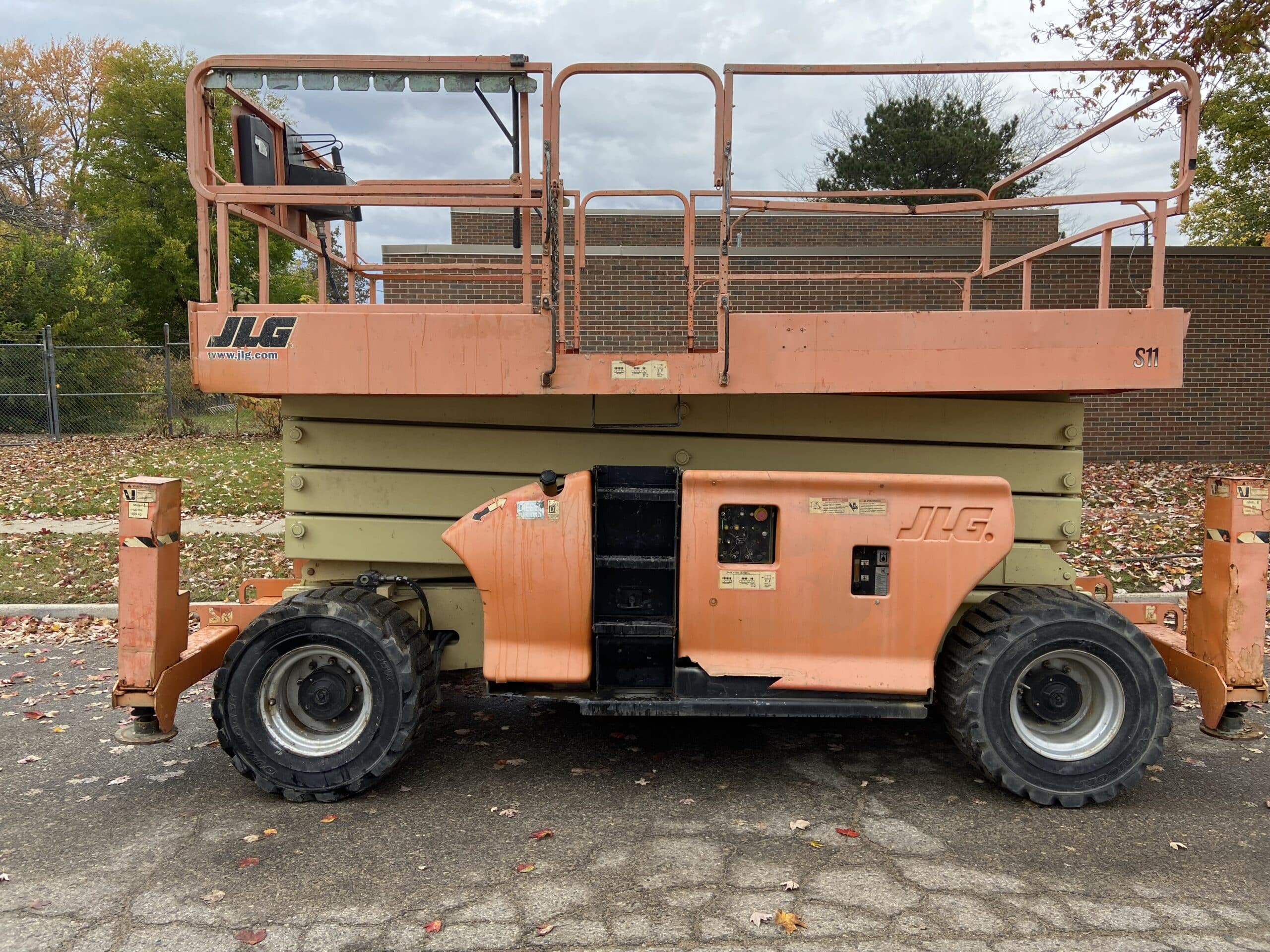 2011 JLG 4394RT Scissor A scaled | Fox Equipment Rentals in Clare, MI