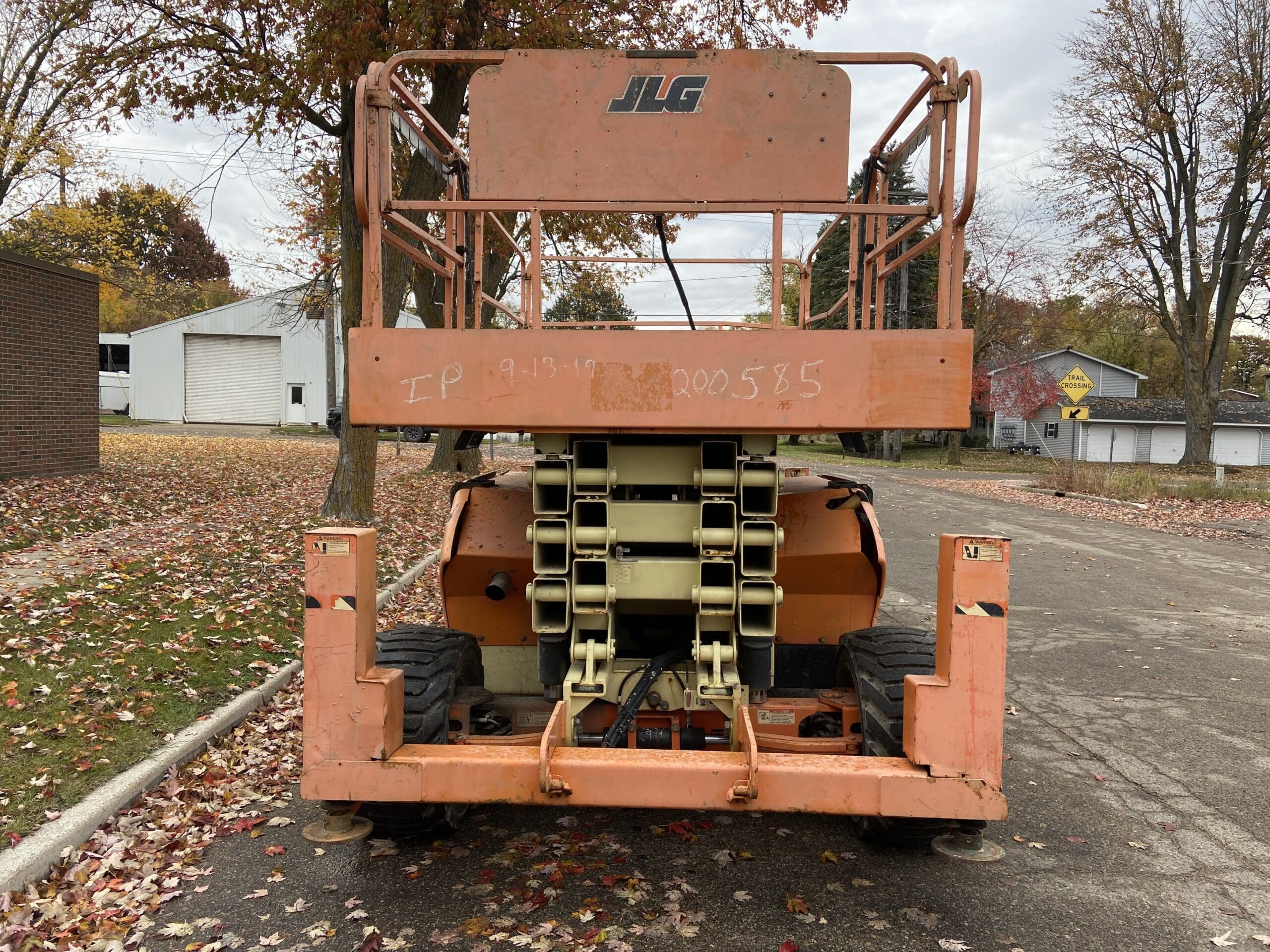 2011 JLG 4394RT Scissor E scaled | Fox Equipment Rentals in Clare, MI