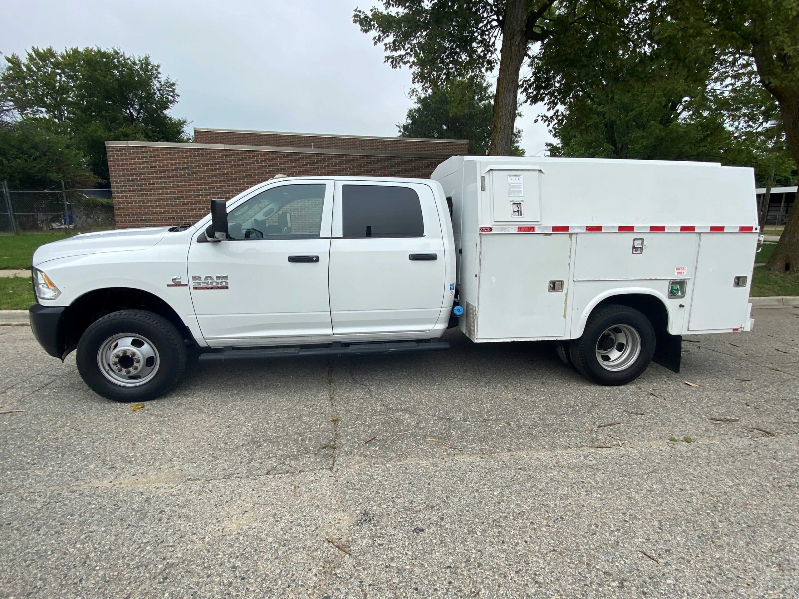 Featured image for “2013 Dodge 3500 Utility Box Work Truck”