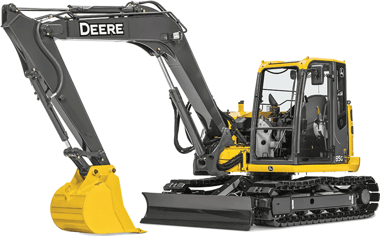 Featured image for “2021 John Deere 85G Excavator With Thumb and Backfill Blade, (5 Attachments Available) – 19.3k lbs.”